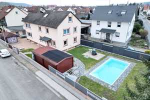LUXUS-DOMIZIL AM MAIN 🏡 Zweifamilienhaus mit Kino, Fitnessstudio und Sauna in Kleinwallstadt! – Miltenberg (Kreis) – Vorschaubild 1