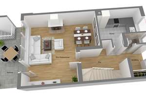 Reihenmittelhaus mit Garten und Garage in guter Lage von Schwabach-Wolkersdorf! – Die vollständige Adresse der Immobilie erhältst du vom Anbieter., 91126 Wolkersdorf, Schwabach – Vorschaubild 20