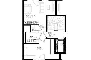 Neubau Erstbezug: Exklusive und hochwertig ausgestattete 2 Zimmer Wohnung im DG, 2 Balkone in Haus B – Die vollständige Adresse der Immobilie erhältst du vom Anbieter., 28207 Hastedt, Bremen – Vorschaubild 8