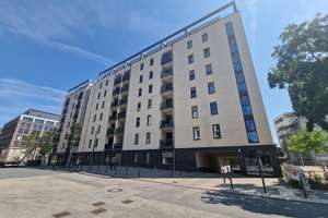 Moderne 2-Zimmer-Wohnung mit Balkon und Echtholzparkett im beliebten Europaviertel Frankfurt