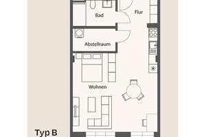 Vier Giebel: Mitten im Herzen von Stuttgart - 21 stilvolle 1-Zimmer-Wohnungen – Die vollständige Adresse der Immobilie erhältst du vom Anbieter., 70173 Rathaus, Stuttgart – Vorschaubild 11
