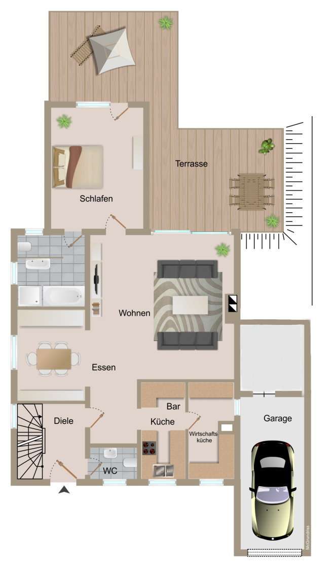 Grundrissvisualisierung_EG