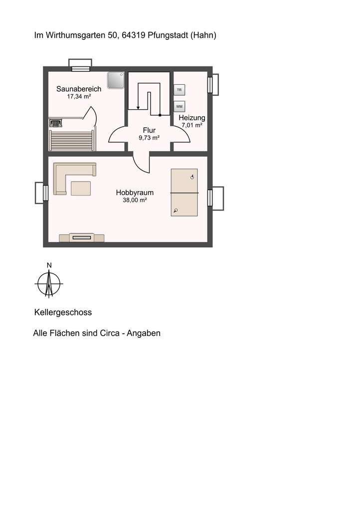 Grundriss Kellergeschoss