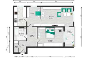 2,5-Zimmer-Wohnung mit Tiefgarage & Balkon. Saniert. Wohnen oder Vermieten – Die vollständige Adresse der Immobilie erhältst du vom Anbieter., 78224 Singen (Hohentwiel) – Vorschaubild 18