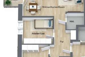 Helle 3-Zimmer-Wohnung mit Terrasse in ruhiger Lage - Neubaugebiet in Großenmeer/Ovelgönne – Löwenzahnweg -, 26939 Ovelgönne – Vorschaubild 14