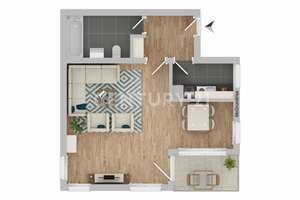 Zeitnah bezugsfertig! Helle 1-Zimmer-Wohnung mit separater Küche und überdachtem Balkon – Die vollständige Adresse der Immobilie erhältst du vom Anbieter., 93051 Kumpfmühl-Ziegetsdorf-Neuprüll, Regensburg – Vorschaubild 11