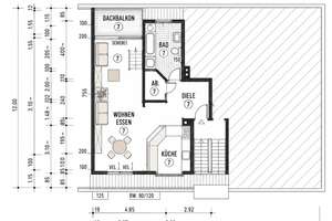 2005 neu erstellte, moderne DG-Maisonettewohnung im Loft-Charakter in zentraler Lage – Die vollständige Adresse der Immobilie erhältst du vom Anbieter., 45136 Huttrop, Essen – Vorschaubild 19