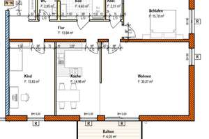 **Neubau 2026 - luxuriöse 3 Raumwohnung, 3.OG, Balkon, Lift,  Außenstellplatz** – Die vollständige Adresse der Immobilie erhältst du vom Anbieter., 1139 Mickten, Dresden – Vorschaubild 11