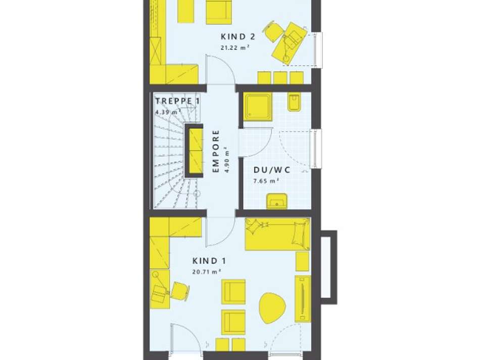 Familienfreundlicher Grundriss