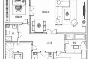 Großzügige 3 Raum Wohnung mit hochwertiger Ausstattung sowie Einzelgarage in bevorzugter Wohnlage – Die vollständige Adresse der Immobilie erhältst du vom Anbieter., 40470 Mörsenbroich, Düsseldorf – Vorschaubild 14