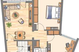 Demnächst frei! 3-Zimmer-Wohnung in Dortmund Wickede – 44319 Wickede, Dortmund – Vorschaubild 2