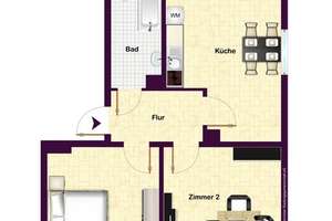 Start in den Frühling! 2-Zimmer-Wohnung Kliniknähe – Paul-Jäkel-Straße 80, 9113 Altendorf, Chemnitz – Vorschaubild 5