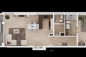 Traumhafte 2-Zimmer-Wohnung  in Freiburg Herdern – 79104 Herdern-Süd, Freiburg im Breisgau – Vorschaubild 4