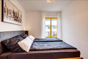 Möbliert: Barrierefreie Wohnung direkt an den Riem Arcaden – Die vollständige Adresse der Immobilie erhältst du vom Anbieter., 81829 Messestadt Riem, München – Vorschaubild 4