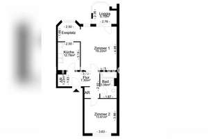 Tauschwohnung: NUR LANDESEIGEN!! 2 Z gegen 3,5-4 Z – Die vollständige Adresse der Immobilie erhältst du vom Anbieter., 13355 Gesundbrunnen, Berlin – Vorschaubild 2