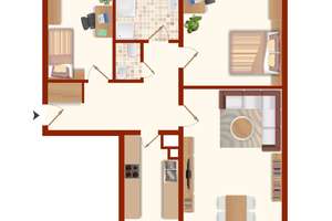 CITYHOUSE: Barrierefreie Wohnung mit Einzelgarage und 2 überdachten Balkonen im Kölner Agnesviertel! – Bernhard-Letterhaus-Straße 41, 50670 Neustadt/Nord, Köln – Vorschaubild 2