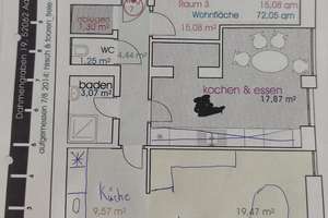 WG-geeignete Wohnung  mit drei Zimmern und praktischem Gäste-WC in Aachen – Dahmengraben 19, 52062 Markt, Aachen – Vorschaubild 6