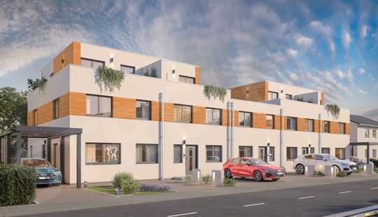 Bild von Neubau in Top-Lage Langen - Persönliches Eckhaus mit großzügigem Garten, Dachterrasse & QNG-Förd