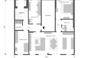 Großzügige Wohnung in Wuppertal-Elberfeld – Die vollständige Adresse der Immobilie erhältst du vom Anbieter., 42107 Elberfeld, Wuppertal – Vorschaubild 1