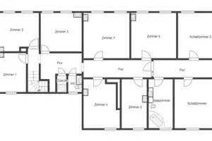 Gaststätte, Pension und Wohnen unter einem Dach auf 560 m²: Verschiedene Möglichkeiten in Ruhelage – Peine (Kreis) – Vorschaubild 22