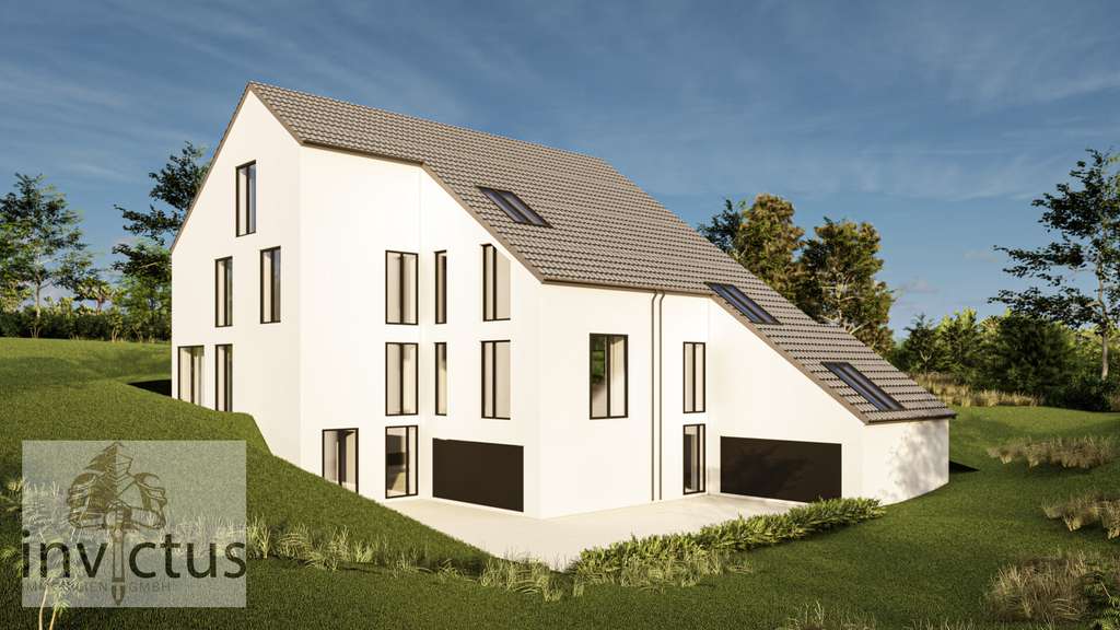 Immobilie in Adelsheim - Wohnen, wie es morgen sein soll: Neubau-Doppelhaushälfte mit Ausblick in Adelsheim & A+ - Bild 1