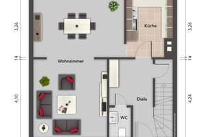 Gepflegte Doppelhaushälfte zum Kauf mit Terrasse in Hamburg Lurup - Wentzel Dr. – Die vollständige Adresse der Immobilie erhältst du vom Anbieter., 22547 Lurup, Hamburg – Vorschaubild 3