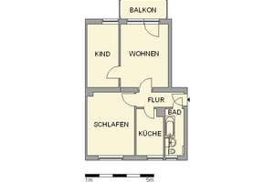 Hier blüht das Leben - 3-Raum-Wohnung in begrünter Wohnlage – Zschopauer Platz 13, 9126 Bernsdorf, Chemnitz – Vorschaubild 7