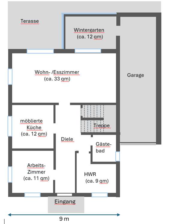 Grundriss Erdgeschosse