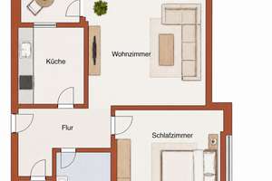Werne - Charmante 2-Zimmer-Wohnung mit Loggia. Einfach streichen und einziehen! – Ottostr. 115, 59368 Werne – Vorschaubild 18