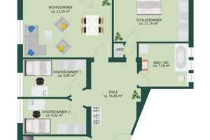 4-Zimmer-Wohnung mit Loggia in Düsseltal – Windscheidstr. 28, 40239 Düsseltal, Düsseldorf – Vorschaubild 20