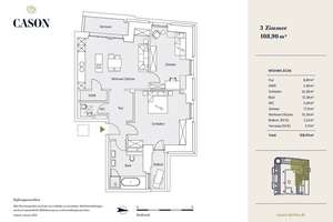 3 Zimmer | Penthouse | Neubau | Schöneberg – Die vollständige Adresse der Immobilie erhältst du vom Anbieter., 10823 Schöneberg, Berlin – Vorschaubild 9