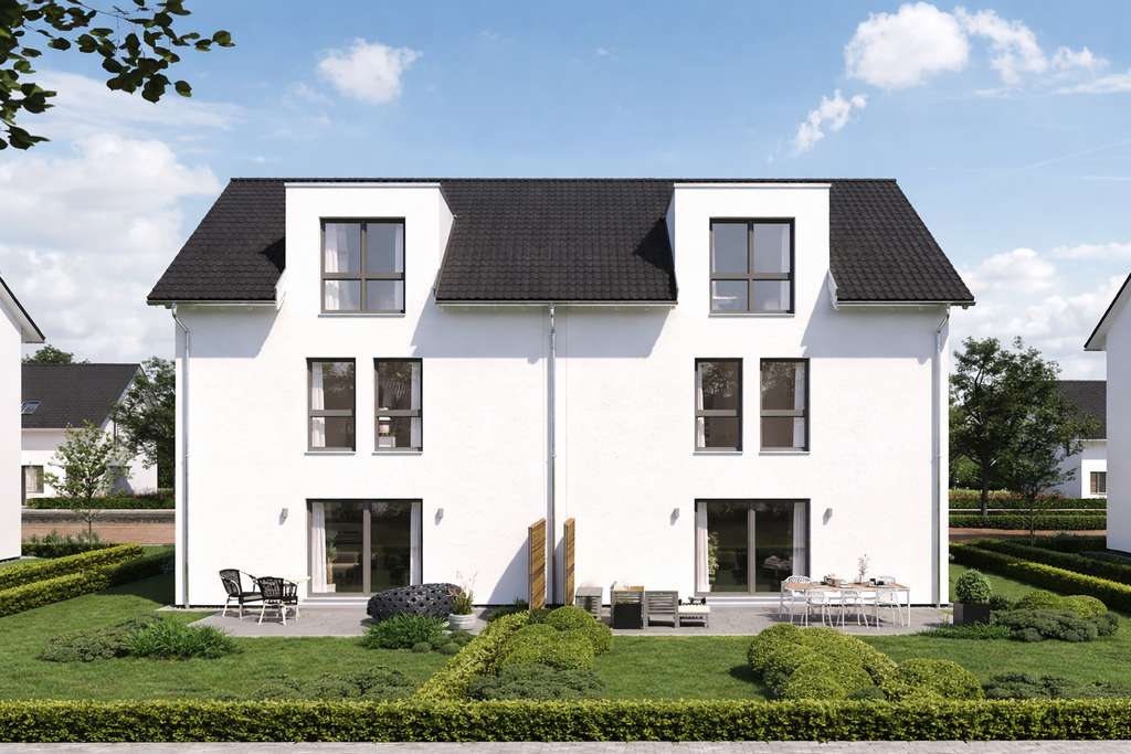 Immobilie in Aying - NEUBAU Doppelhaushälfte - moderne Architektur & großem Garten - Bild 0