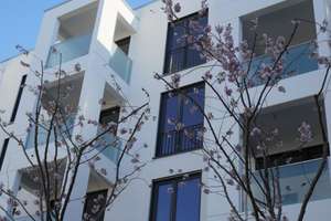 3 Zimmer am Hafen Neulindenau, Wannenbad und Gäste-WC, Balkon zum Innenhof