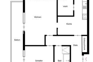 Charmante 2,5-Zimmer-Dachgeschosswohnung in begehrter Lage von Neu-Müngersdorf – Die vollständige Adresse der Immobilie erhältst du vom Anbieter., 50933 Müngersdorf, Köln – Vorschaubild 7