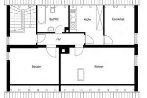 Helle 3-Zimmer-Dachgeschosswohnung in München-Allach mit Stellplatz und eigenem Gartenanteil – Franz-Töpsl-Weg 15, 80999 Untermenzing, München – Vorschaubild 14