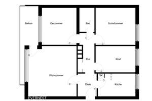 Großzügige, sanierte 3,5-Wohnung mit Loggia in zentraler Lage von Düsseldorf-Oberkassel! – Die vollständige Adresse der Immobilie erhältst du vom Anbieter., 40545 Oberkassel, Düsseldorf – Vorschaubild 20