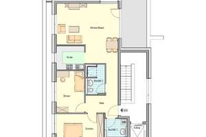 Helle 3-Zimmer-Wohnung mit großzügiger Dachterrasse – Fleiner Str. 16, 70437 Rot, Stuttgart – Vorschaubild 3