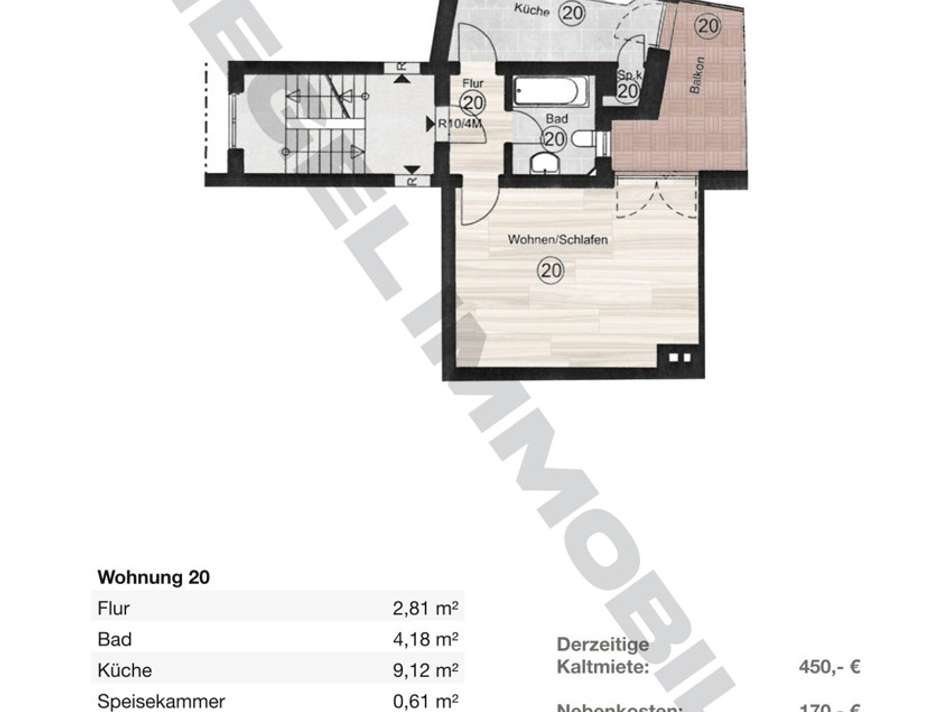 3. Obergeschoss Wohnung 20