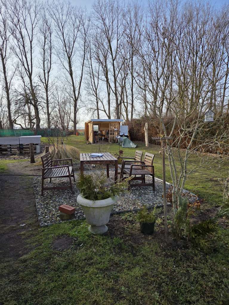 Immobilie in Altenpleen - Einmaliges Grundstück mit schöner und kuscheliger  DHH - Blick auf den Bodden - Bild 3