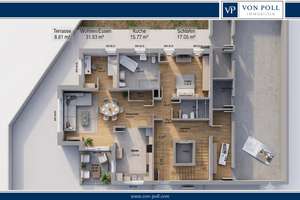 Letzte verfügbare Erdgeschosswohnung im Neubau | KfW 40 + QNG | ca. 98 m² | Terrasse & 2 Carports