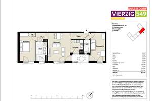 Modernes Wohnen im Penthouse - 3 Zimmer mit Tageslichtbad und Loggia – Hildegard-Knef-Straße 99, 40549 Heerdt, Düsseldorf – Vorschaubild 13