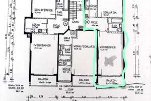 Hochwertige voll renovierte 2-Zimmer-Wohnung mit EBK/Balkon in Trudering – 81825 Gartenstadt Trudering, München – Vorschaubild 8