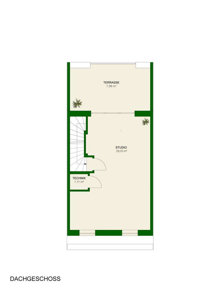 Grundrisse DG Mittelhaus