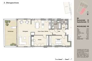 3-Zimmer Wohntraum plus Panorama-Wohnzimmer und Dachterrasse im ROTBUCHEN CARRÉ – Die vollständige Adresse der Immobilie erhältst du vom Anbieter., 81545 Harlaching, München – Vorschaubild 5