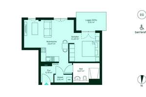 Barrierefreie Erdgeschosswohnung mit Loggia und elektrischen Rollläden – Lilli-Marx-Str. 36, 40597 Benrath, Düsseldorf – Vorschaubild 7