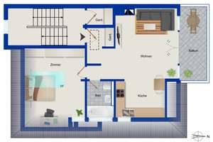 Attraktive 1,5-Zimmer-Wohnung in Mainz-Bretzenheim – Die vollständige Adresse der Immobilie erhältst du vom Anbieter., 55128 Bretzenheim, Mainz – Vorschaubild 12