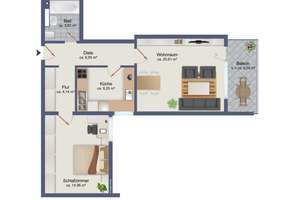 Über den Dächern von Haar - helle 2-Zimmer-Wohnung für Jung & Alt mit Lift und Alpenblick! – Die vollständige Adresse der Immobilie erhältst du vom Anbieter., 85540 Haar – Vorschaubild 32