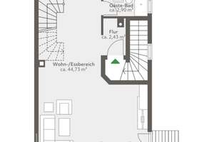 Lichtdurchflutete Maisonette-Wohnung mit 2 Balkonen in Bogenhausen – Die vollständige Adresse der Immobilie erhältst du vom Anbieter., 81929 Englschalking, München – Vorschaubild 11