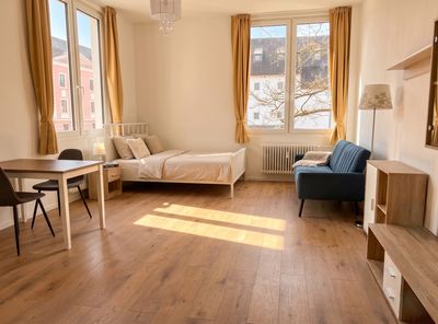 Möblierte 1-Zimmer-Wohnung in zentraler Lage von Weilheim - nur 5 Minuten vom Bahnhof