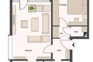 Gut geschnittene 2-ZKB-Wohnung mit Potential in A.-Pfersee! Kauf gegen Gebot – Die vollständige Adresse der Immobilie erhältst du vom Anbieter., 86157 Pfersee-Süd, Augsburg – Vorschaubild 12